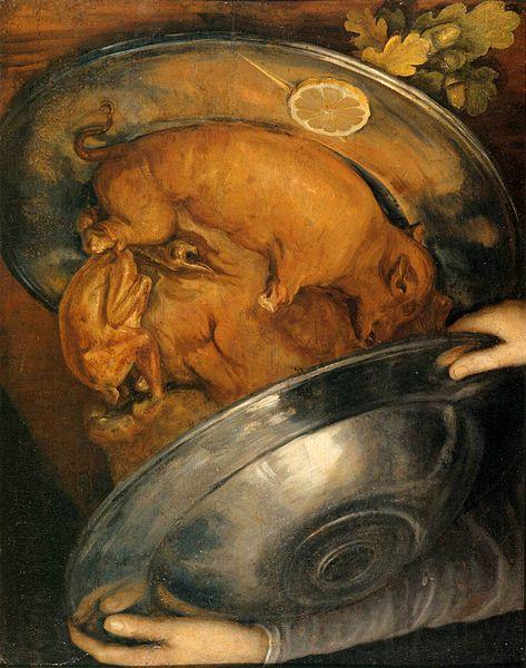 Giuseppe Arcimboldo The Cook Spain oil painting art